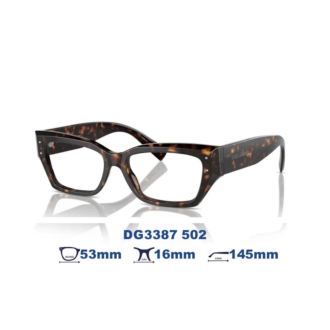Gọng kính Dolce & Gabbana DG3387 502