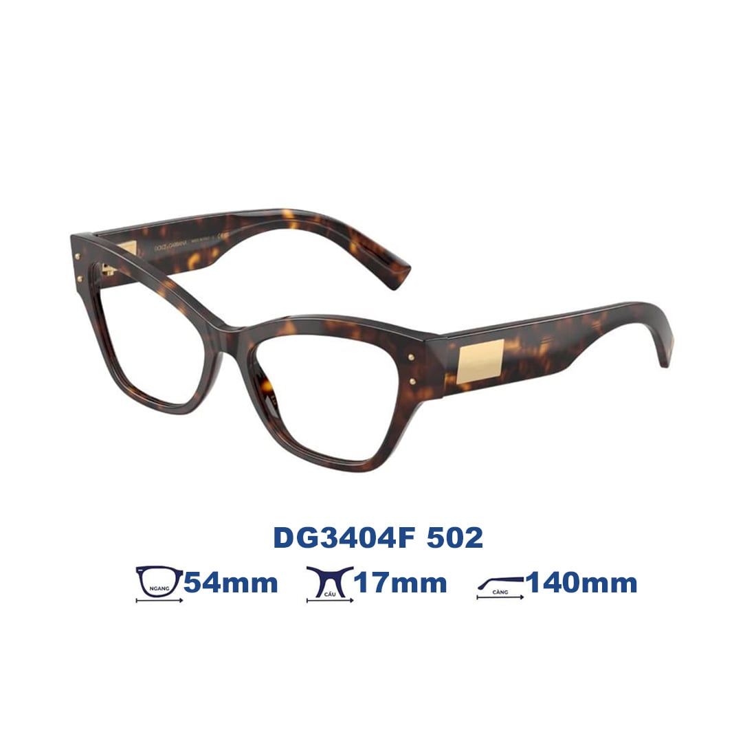Gọng kính Dolce & Gabbana DG3404F 502