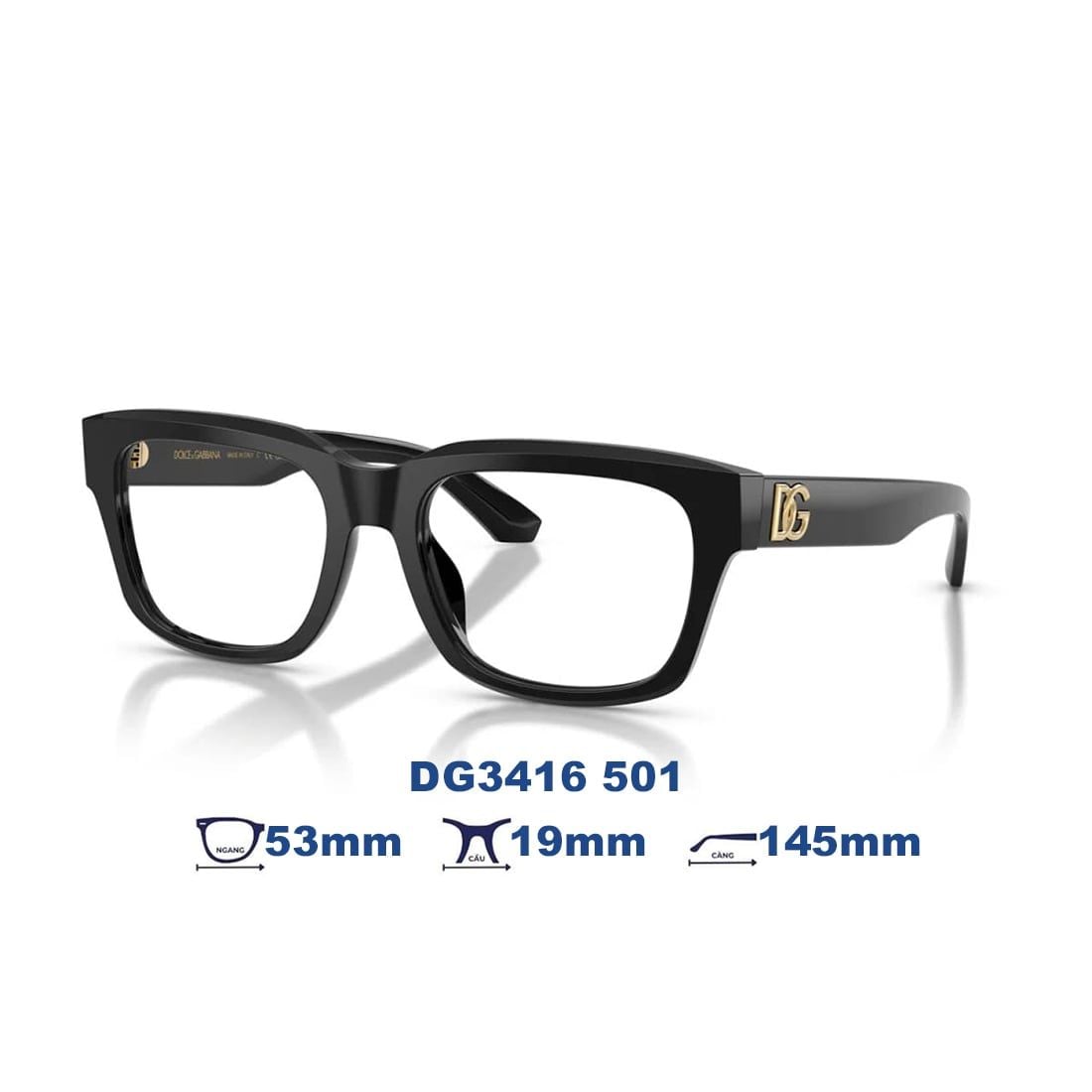 Gọng kính Dolce Gabbana DG3416 501