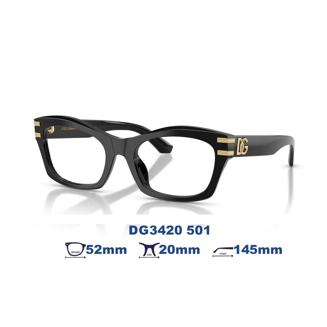 Gọng kính Dolce & Gabbana DG3420 501