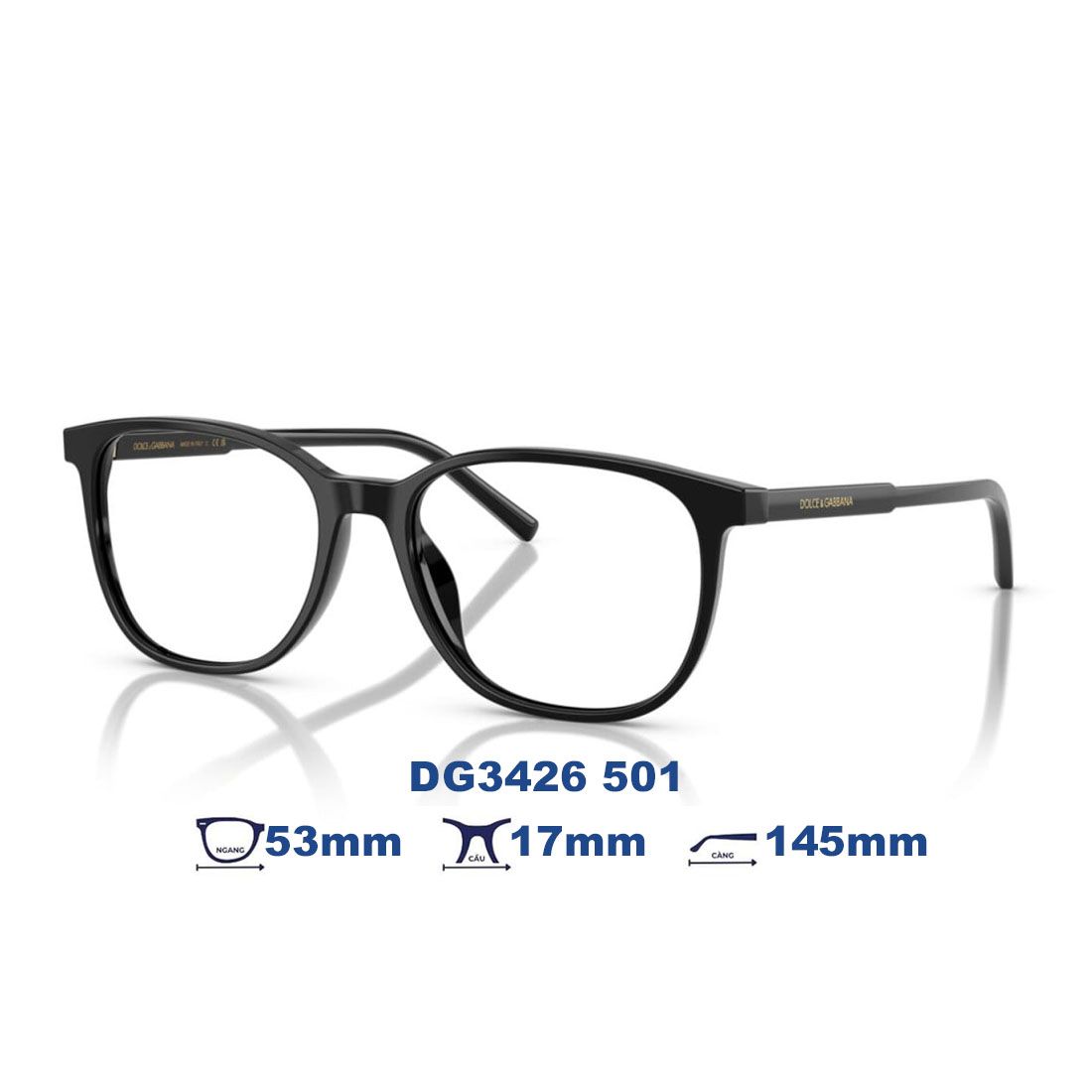  Gọng kính Dolce Gabbana DG3426 501 