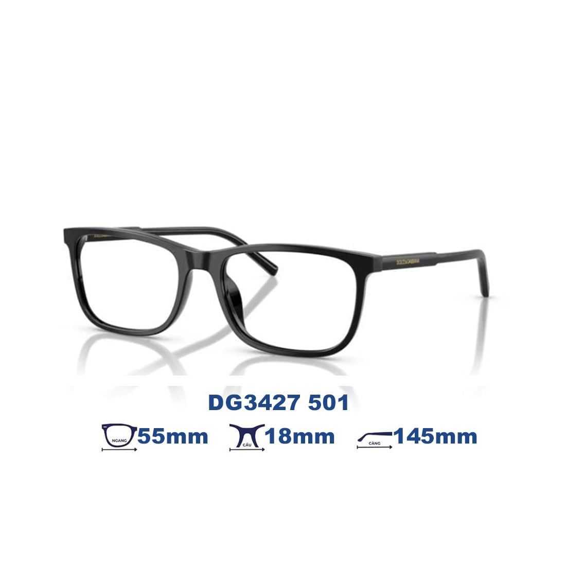  Gọng kính Dolce & Gabbana DG3427 501 