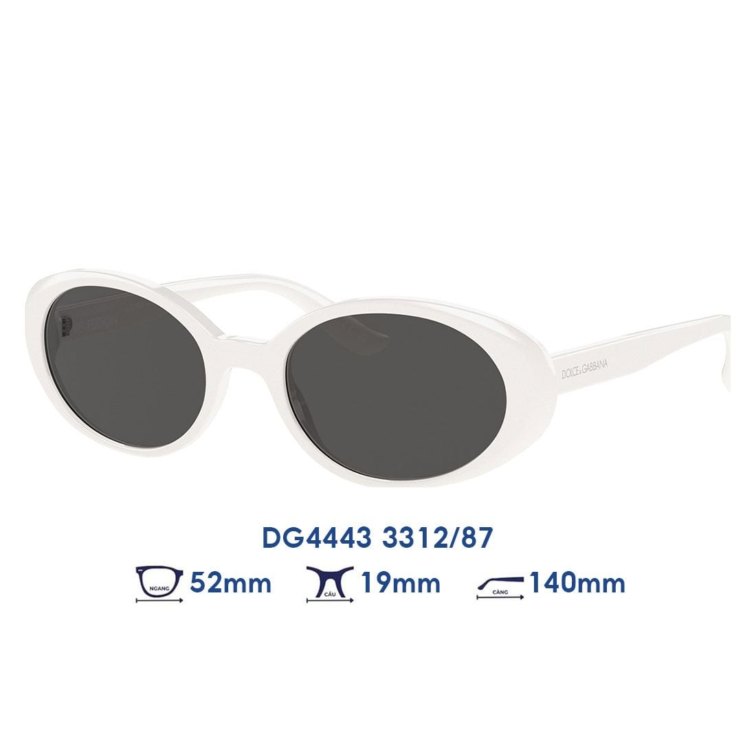 Kính mát Dolce & Gabbana DG4443 3312/87