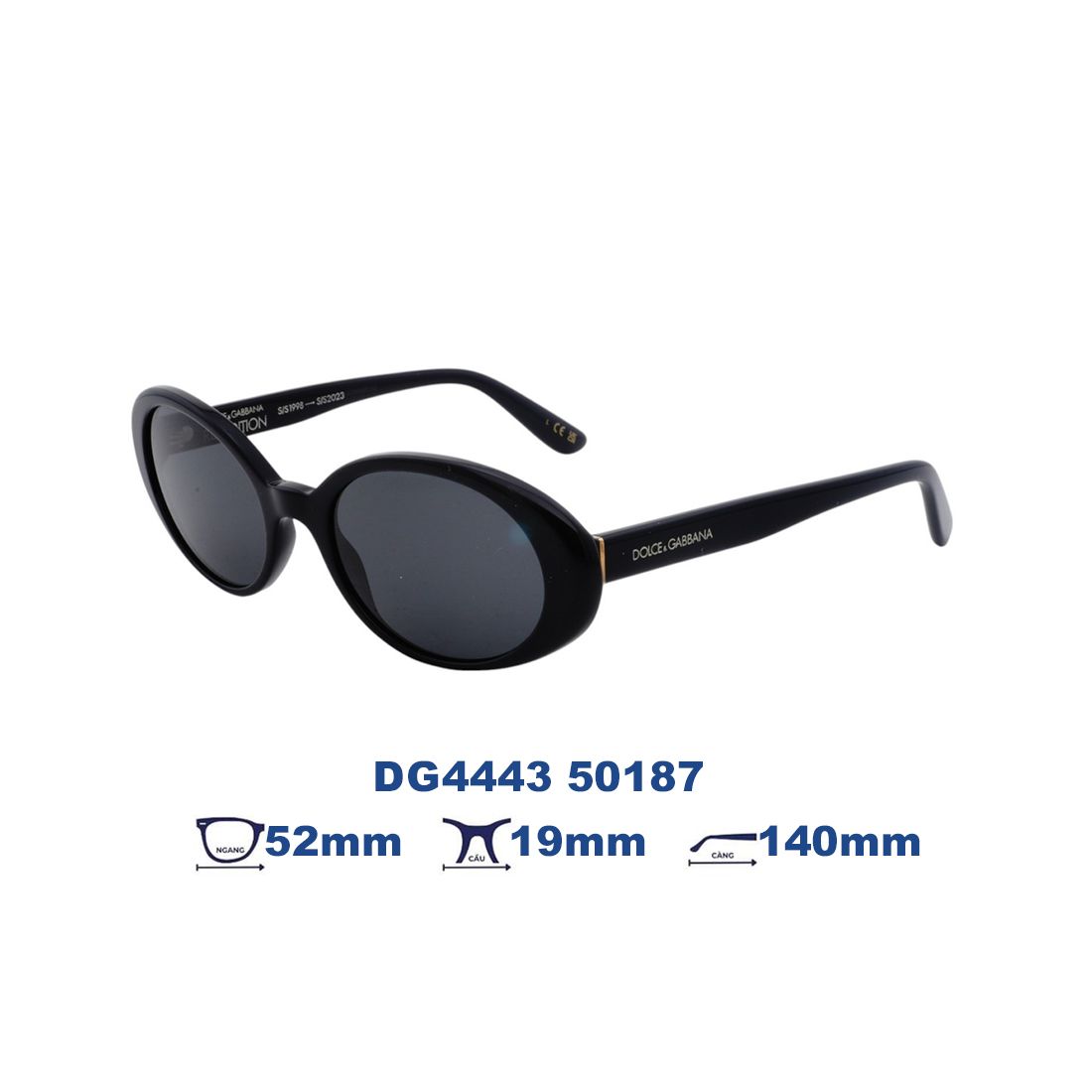  Kính mát Dolce & Gabbana DG4443 501/87 