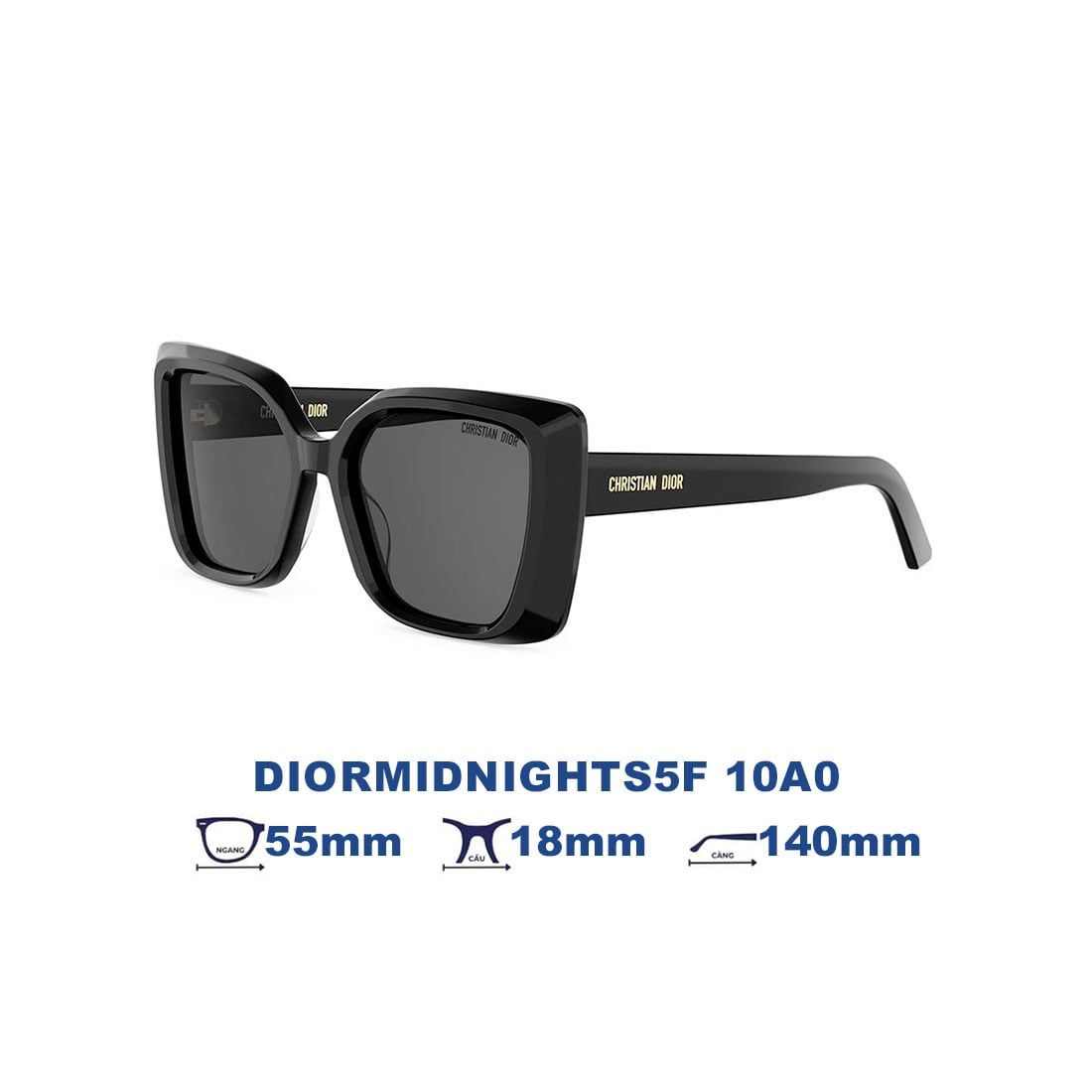 Kính mát DIOR DIORMIDNIGHTS5F 10A0