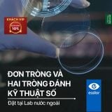 Tròng Đơn Essilor đánh váng Crizal Rock - Đủ Chiết Suất & Công Nghệ