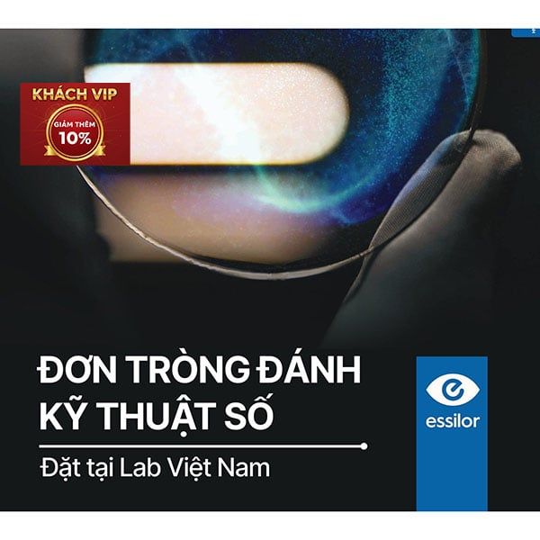 Tròng Kính Essilor đơn tròng đánh váng Max AZ - Giá Tốt Từ Lab Việt Nam