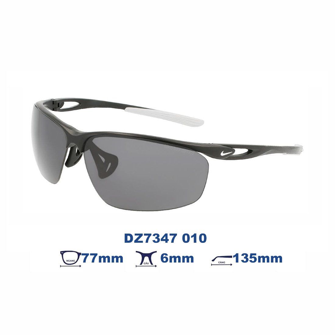 Kính mát NIKE DZ7347 010 màu đen