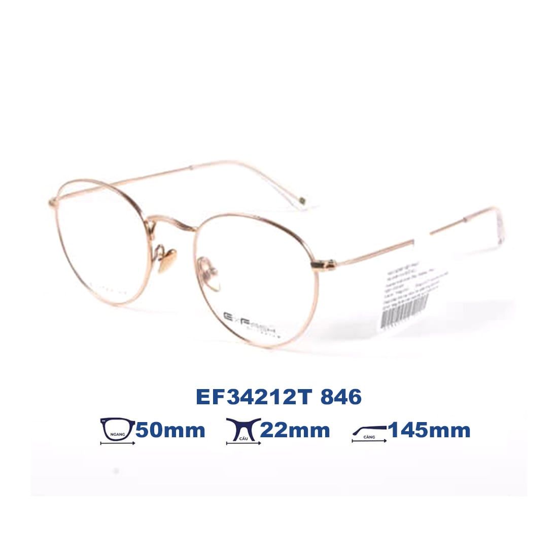 Gọng kính EXFASH EF34212T