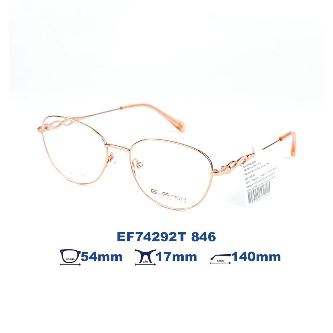 Gọng kính EXFASH EF74292T