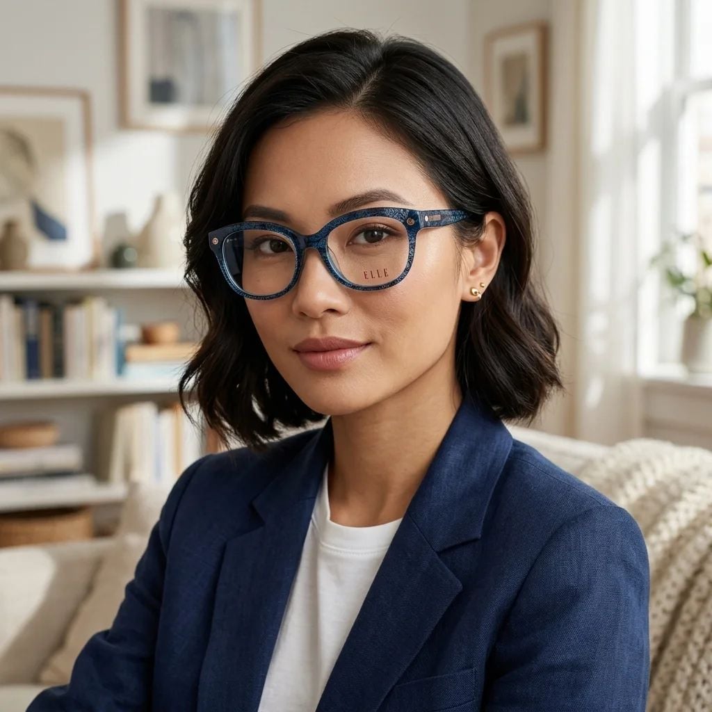 Gọng Kính ELLE EL13565 52 BL