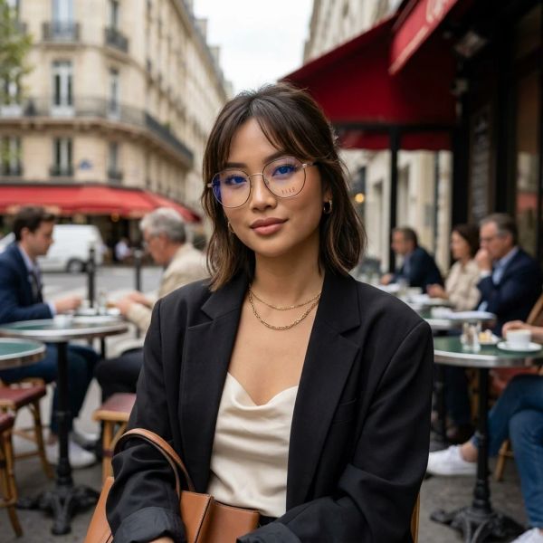 Gọng Kính ELLE EL13567 53 BK