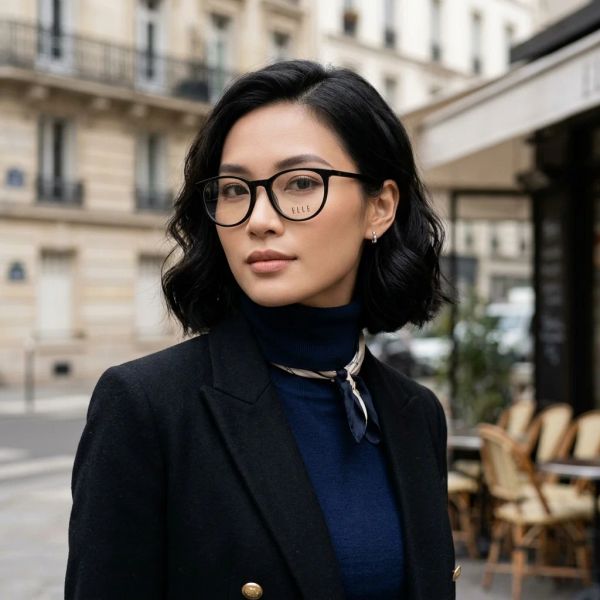 Gọng Kính ELLE EL14482 51 BK