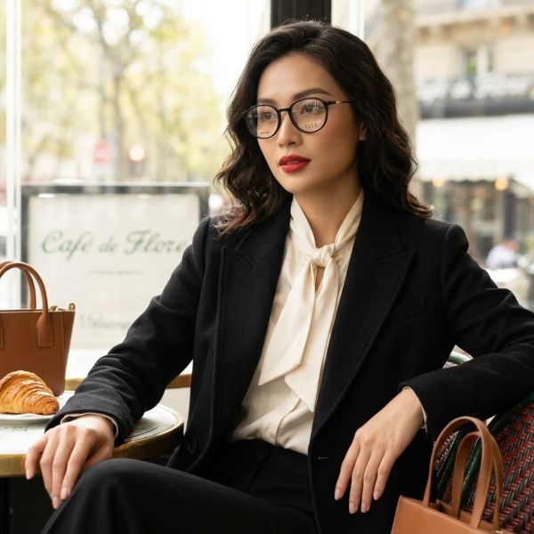 Gọng Kính ELLE EL43000 48 BK