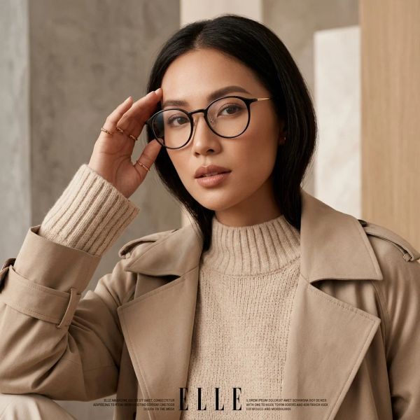 Gọng Kính ELLE EL43001 48 BK
