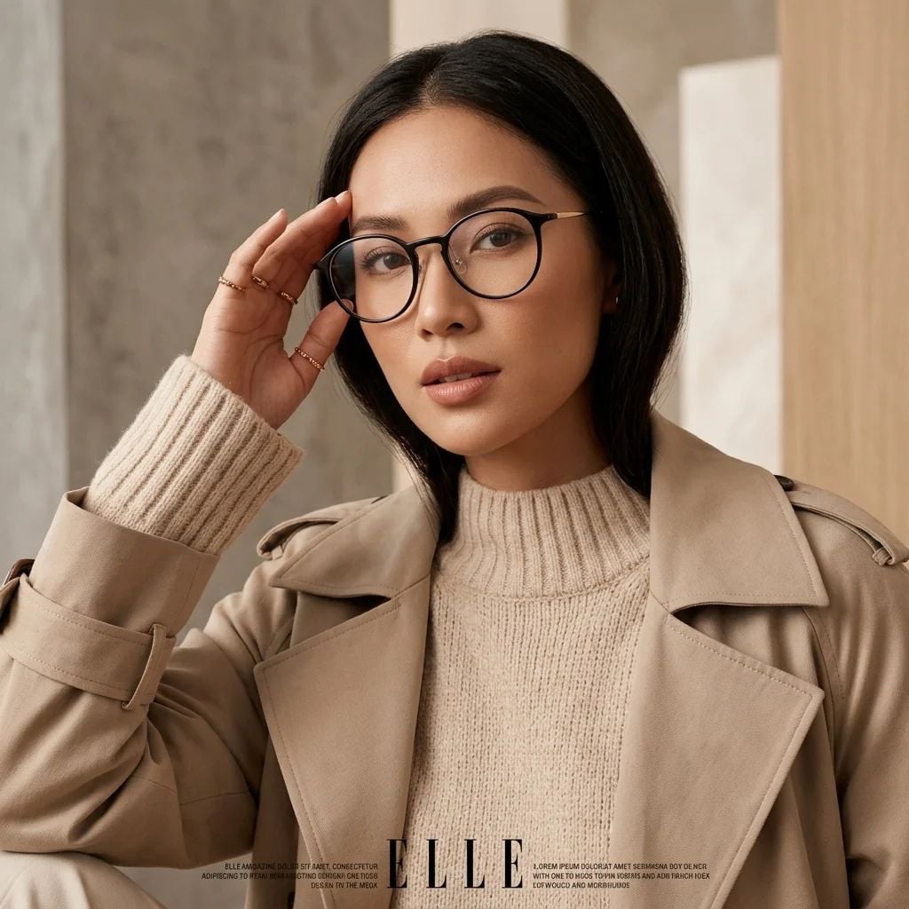 Gọng Kính ELLE EL43001 48 BK