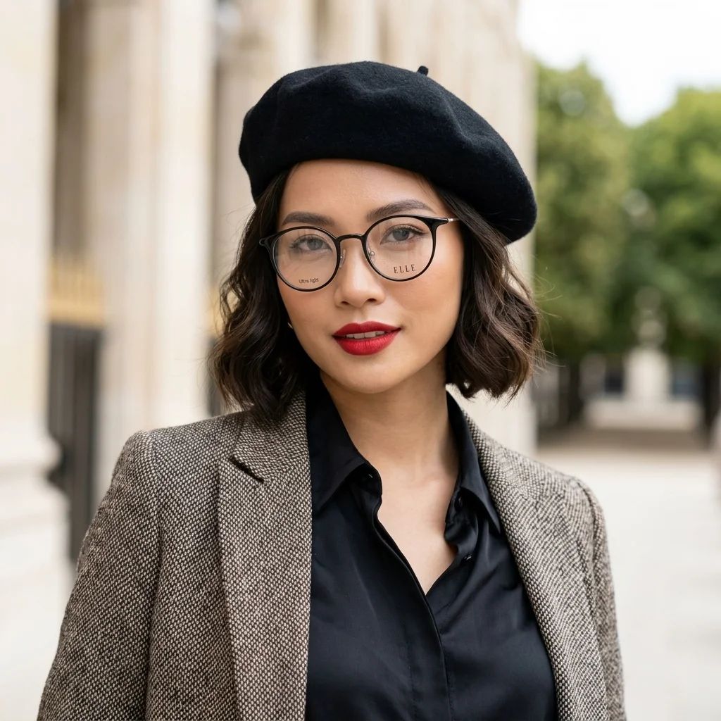 Gọng Kính ELLE EL43002 49 BK