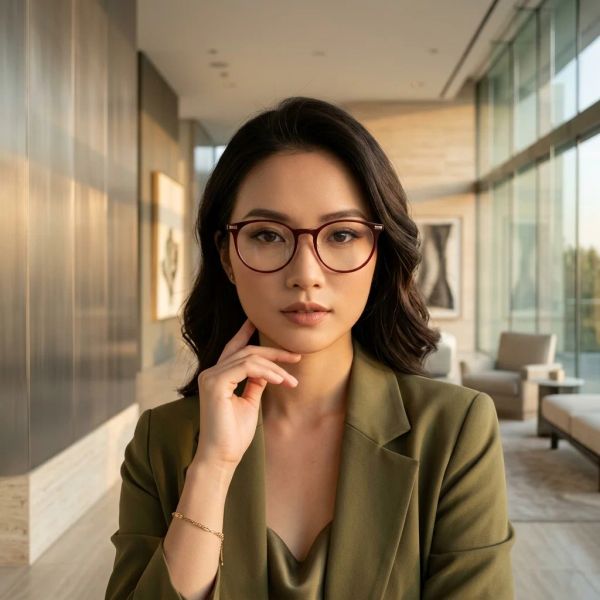 Gọng Kính ELLE EL43022 51 RE