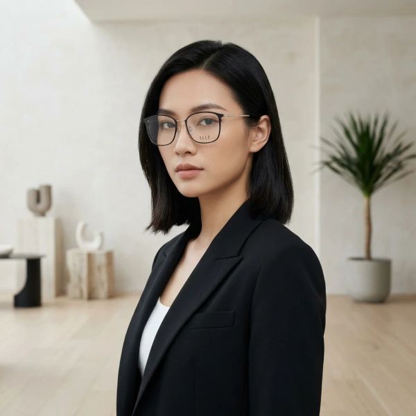 Gọng Kính ELLE EL43023 53 BK