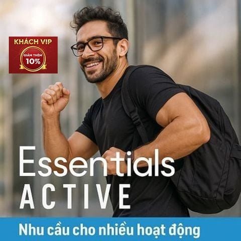 Tròng Đánh Essilor Essentials Active Plus Váng Phủ Max AZ - Tầm Nhìn Rõ Nét Mọi Khoảng Cách