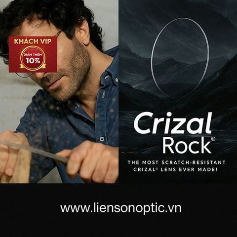 Tròng kính đơn tròng Essilor Crizal có sẵn