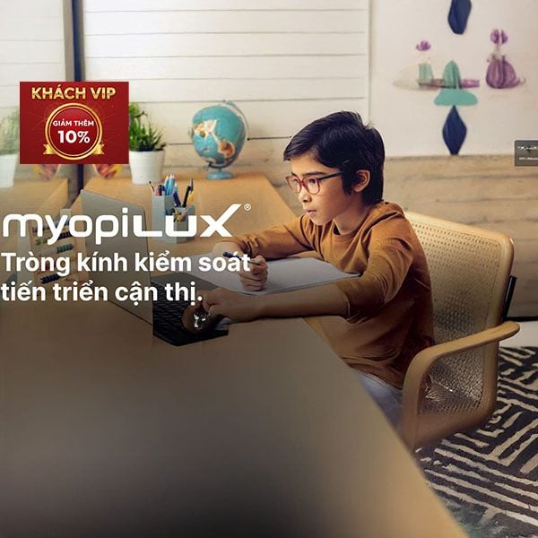  Tròng Kính Essilor Myopilux - Kiểm Soát Cận Thị Ở Trẻ Em 