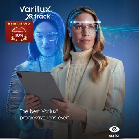 Tròng Đánh Essilor Varilux XR Track - Công Nghệ AI Phản Ứng Theo Mắt