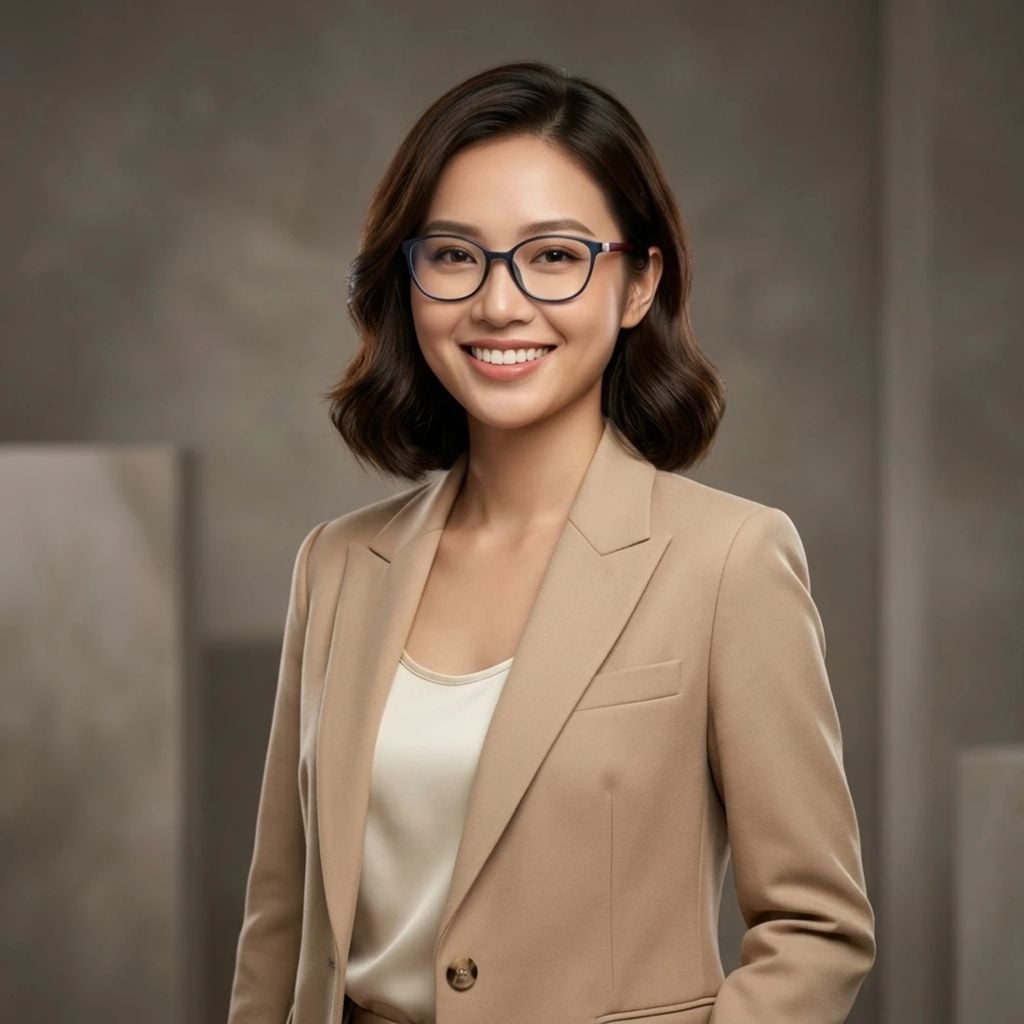Gọng kính Esprit ET33444 531 – người mẫu đeo kính