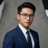 Gọng kính Esprit ET33444 543 – người mẫu đeo kính
