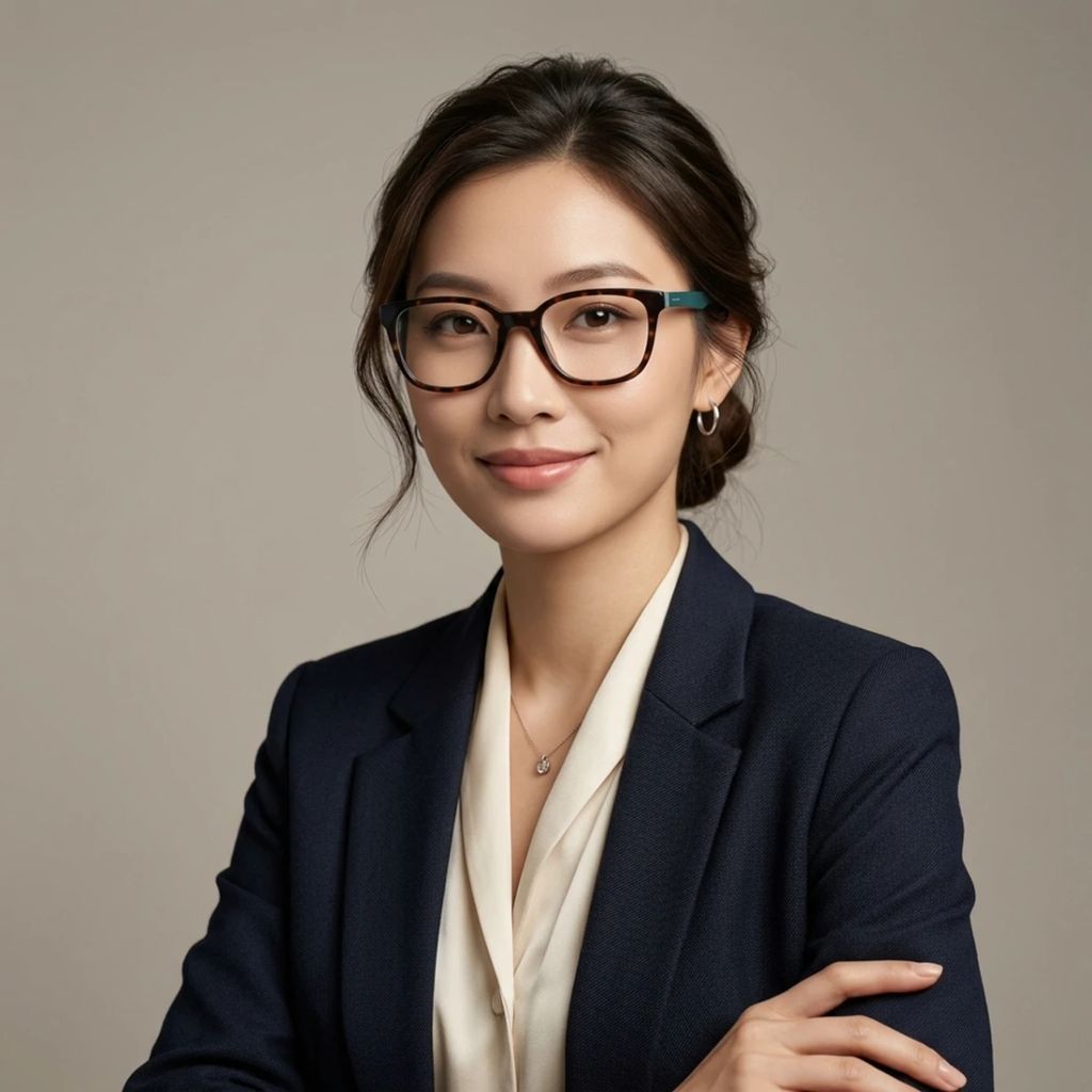 Gọng kính Esprit ET33514 543 – người mẫu đeo kính