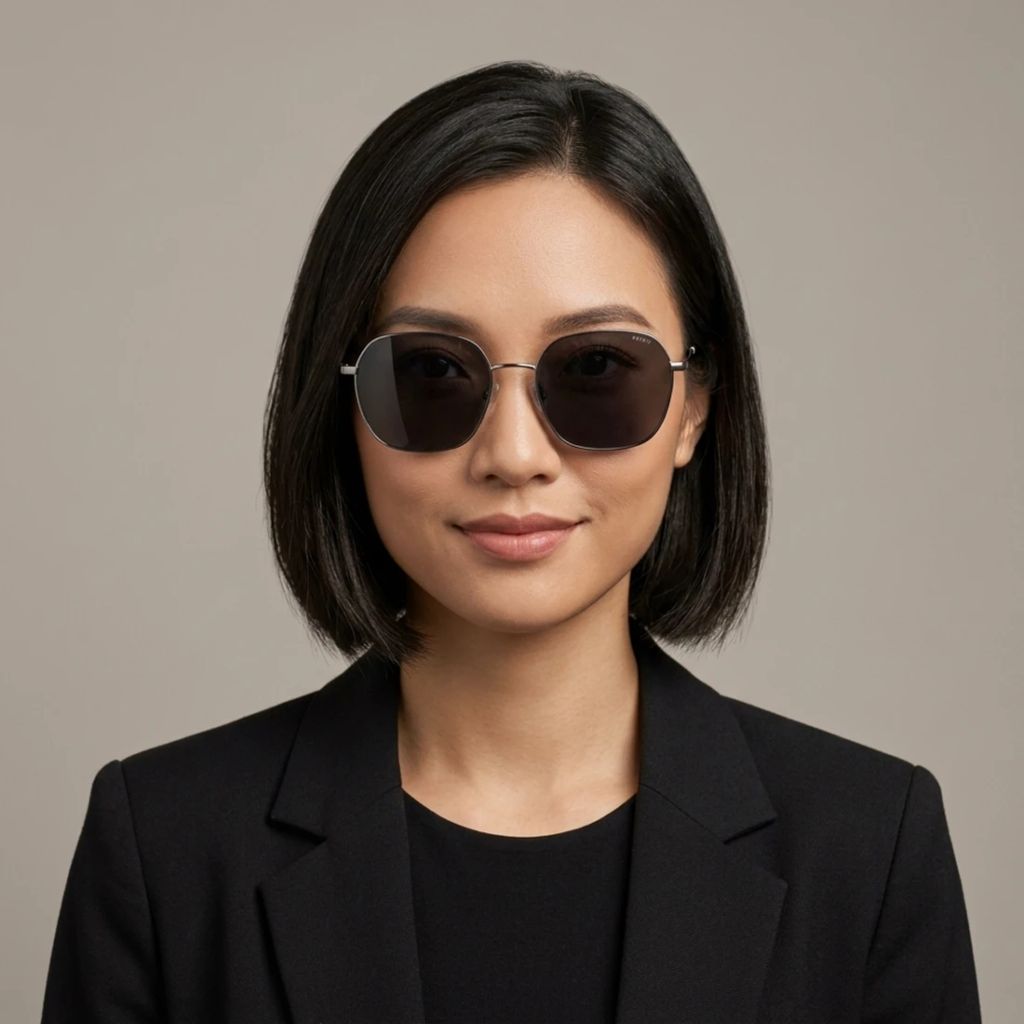 Kính mát Esprit ET40066 538 – người mẫu đeo kính