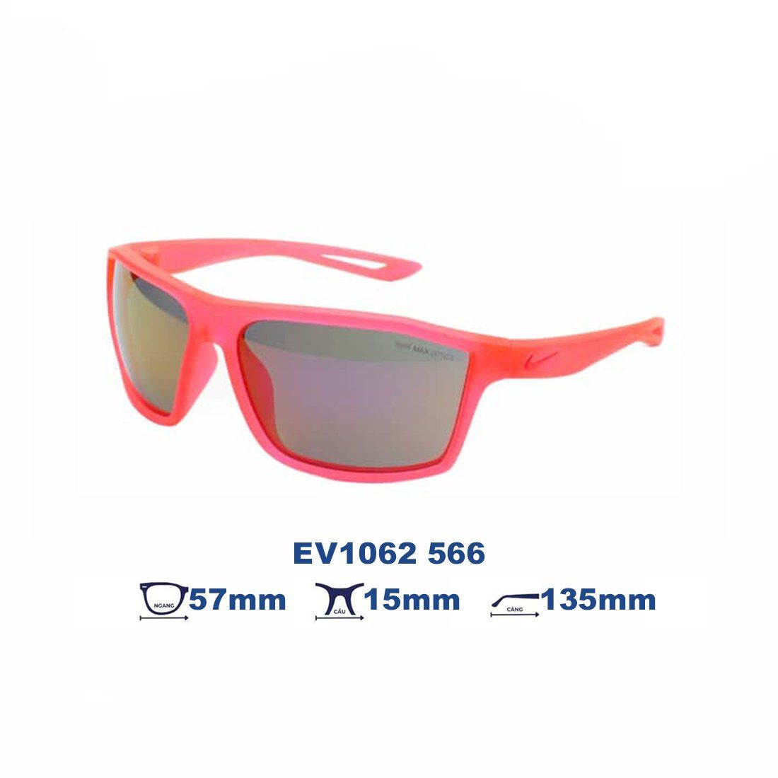 Kính mát Nike EV1062 566 màu đỏ