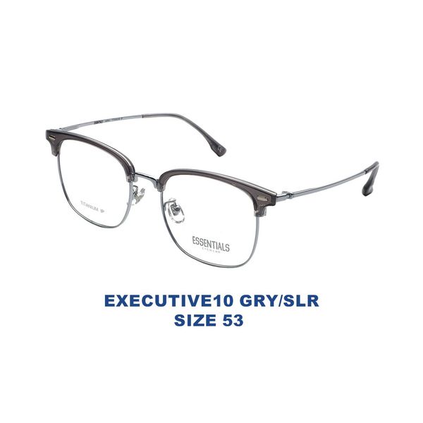 Gọng kính ESSENTIALS EXECUTIVE10 GRY/SLR