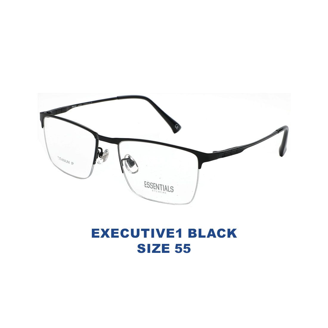  Gọng kính ESSENTIALS EXECUTIVE1 BLACK 