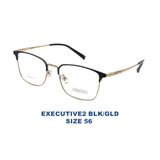  Gọng kính ESSENTIALS EXECUTIVE2 BLK/GLD 