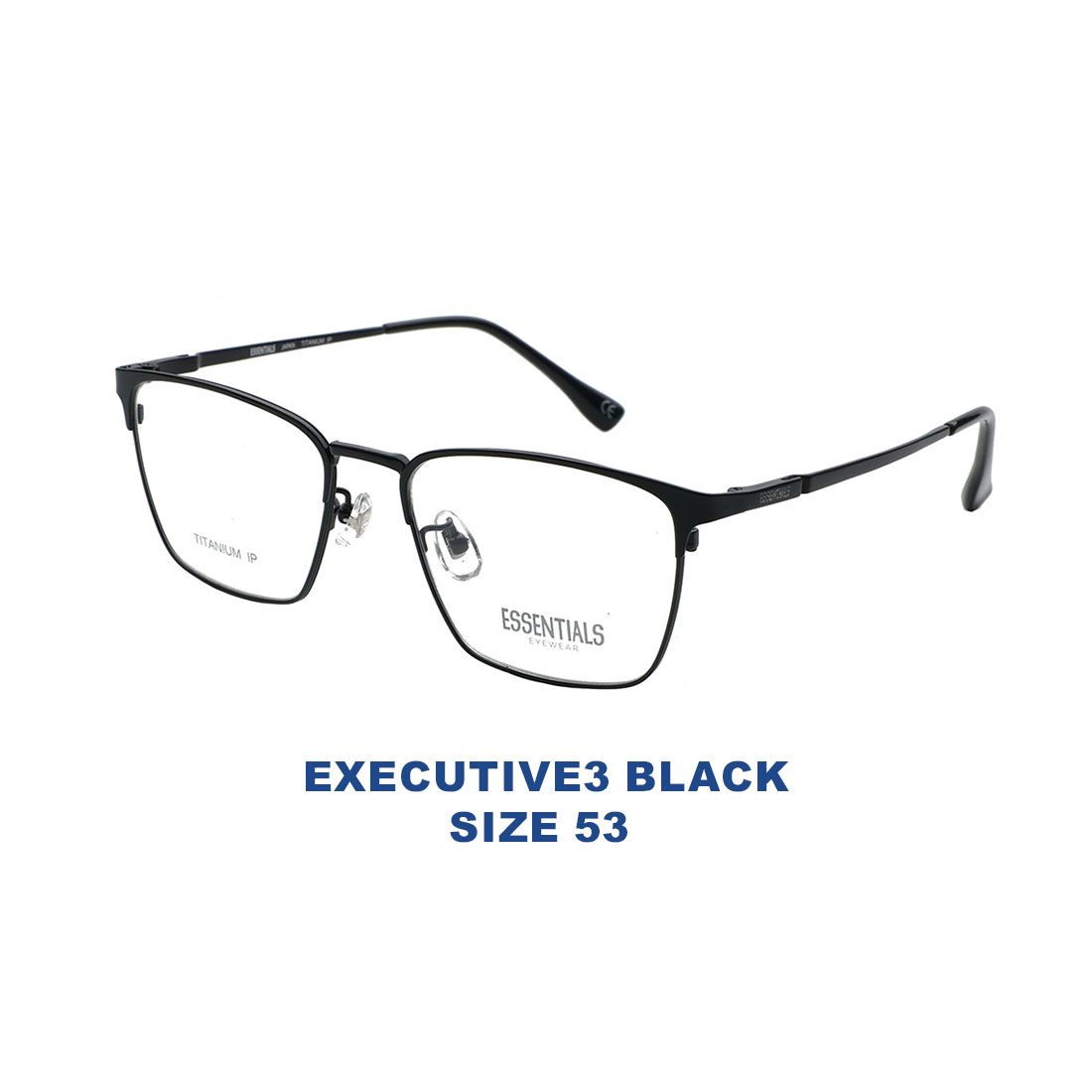  Gọng kính ESSENTIALS EXECUTIVE3 BLACK 
