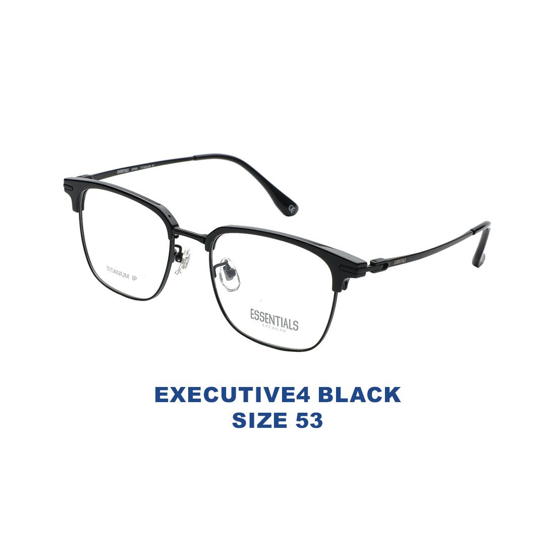  Gọng kính ESSENTIALS EXECUTIVE4 BLACK 