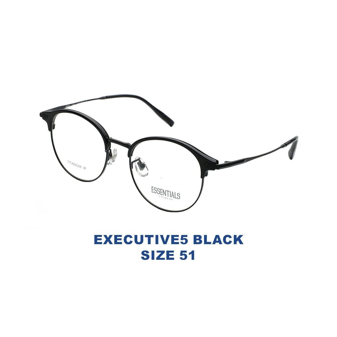Gọng kính ESSENTIALS EXECUTIVE5 BLACK