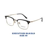  Gọng kính ESSENTIALS EXECUTIVE6 BLK/GLD 