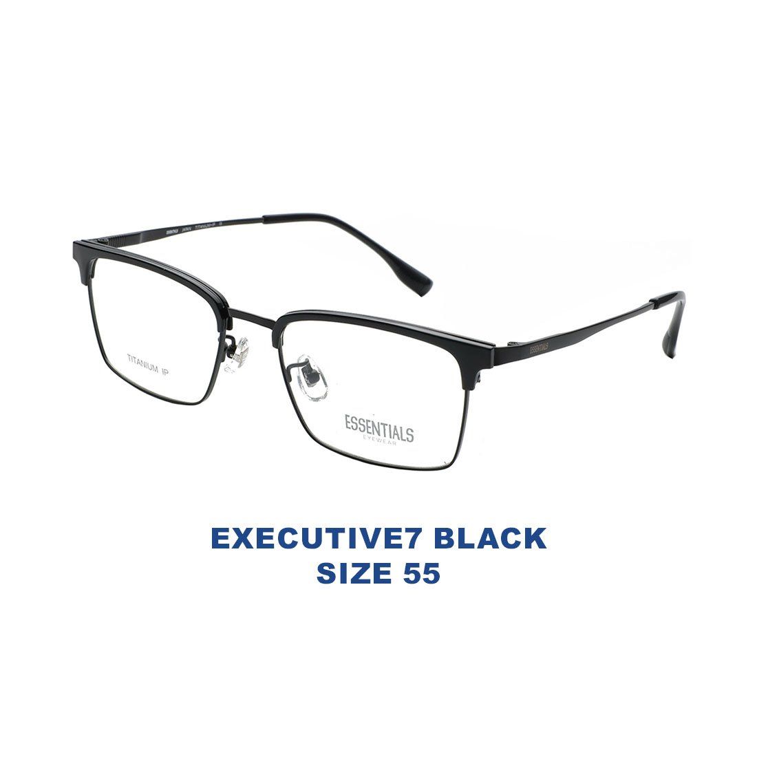 Gọng kính ESSENTIALS EXECUTIVE7 BLACK