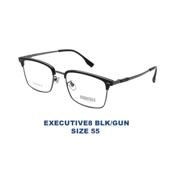 Gọng kính ESSENTIALS EXECUTIVE8 BLK/GUN