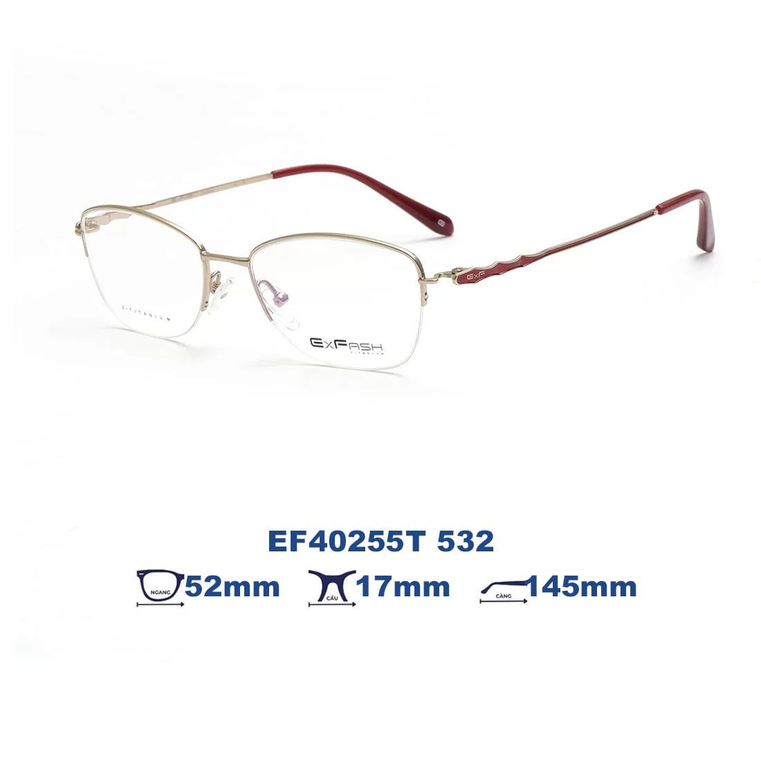 Gọng kính EXFASH EF40255T 532