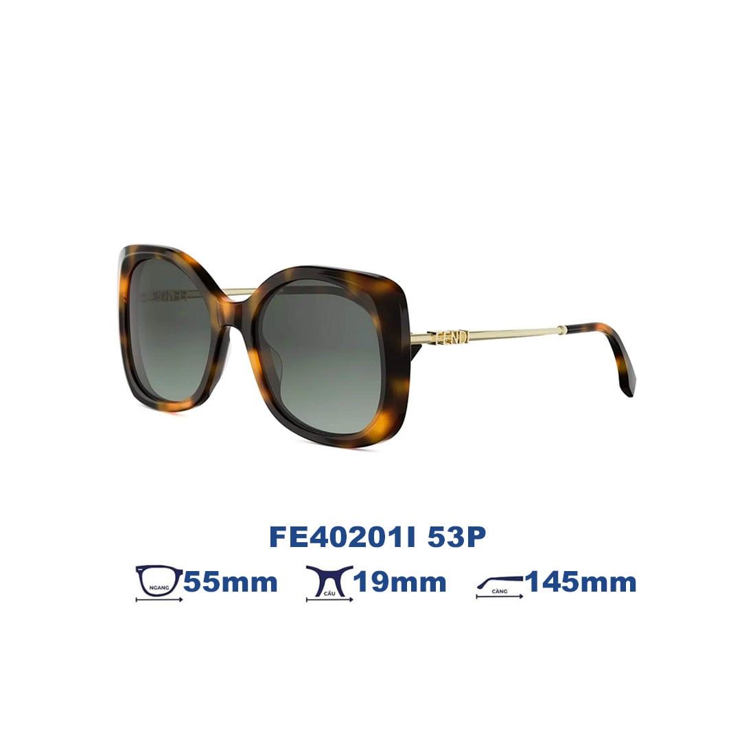 Kính Mát FENDI FE40201I 53P