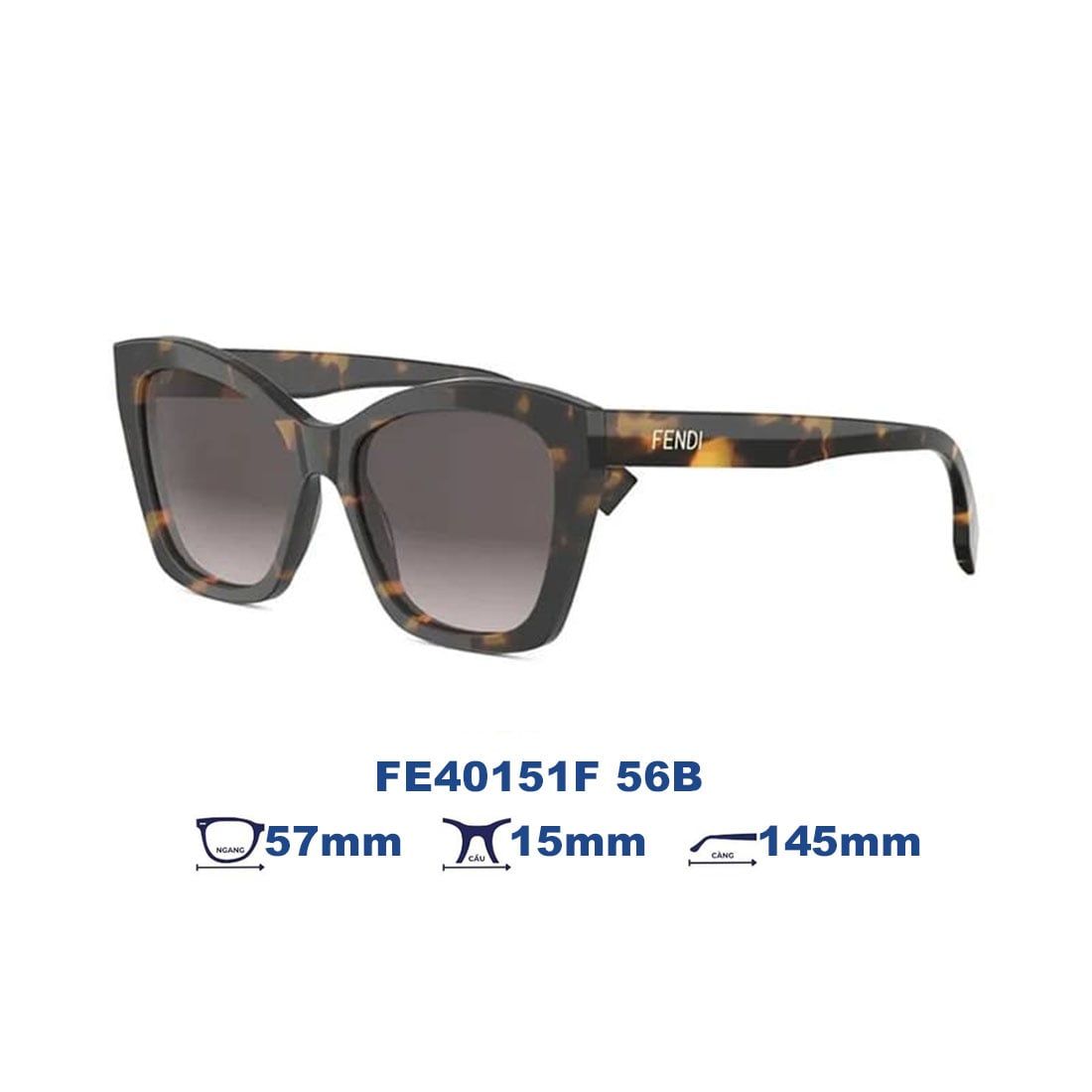 Kính Mát FENDI FE40151F 56B