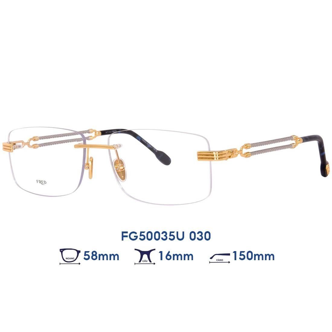  Gọng Kính Fred FG50035U 030 