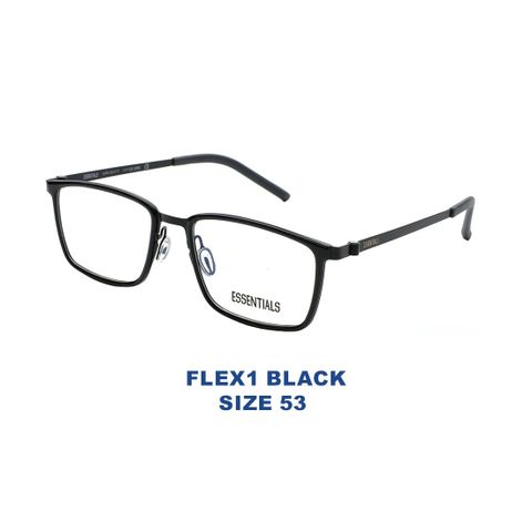 Gọng kính ESSENTIALS FLEX1 BLACK