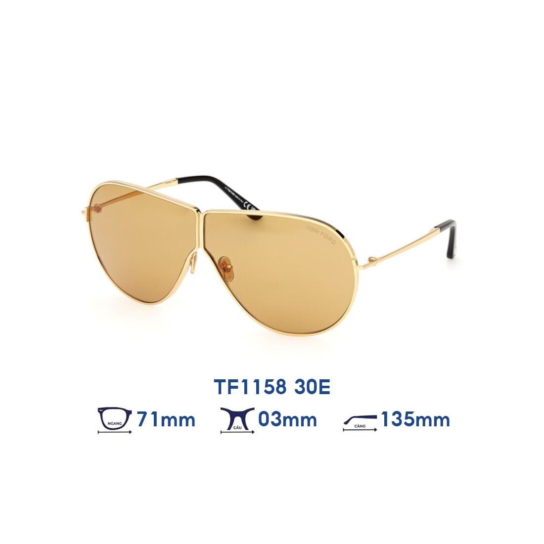 Kính mát Tom Ford TF1158 30E