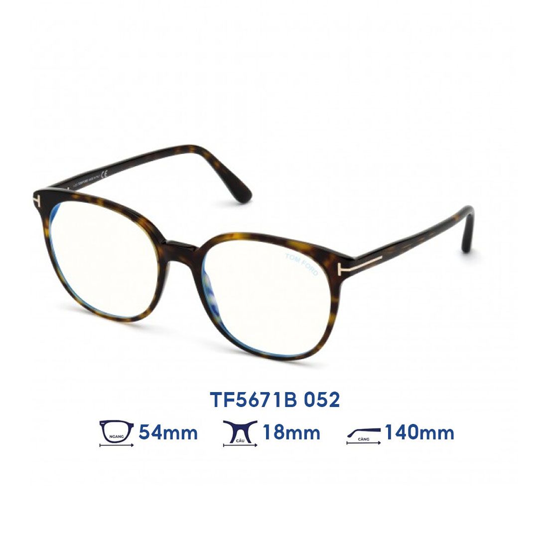  Gọng kính Tom Ford TF5671B 052 