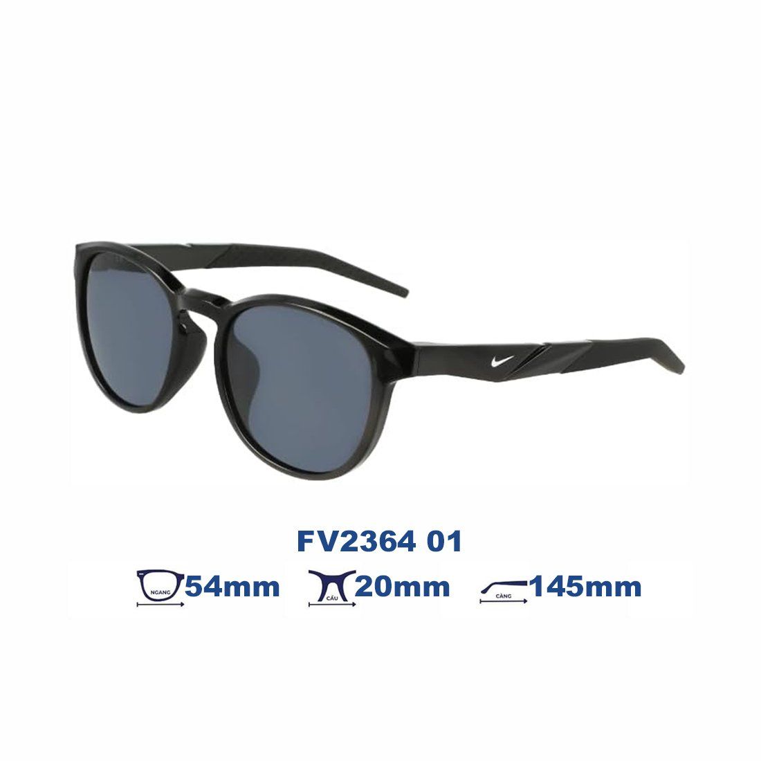 Kính mát Nike FV2364 010 màu đen