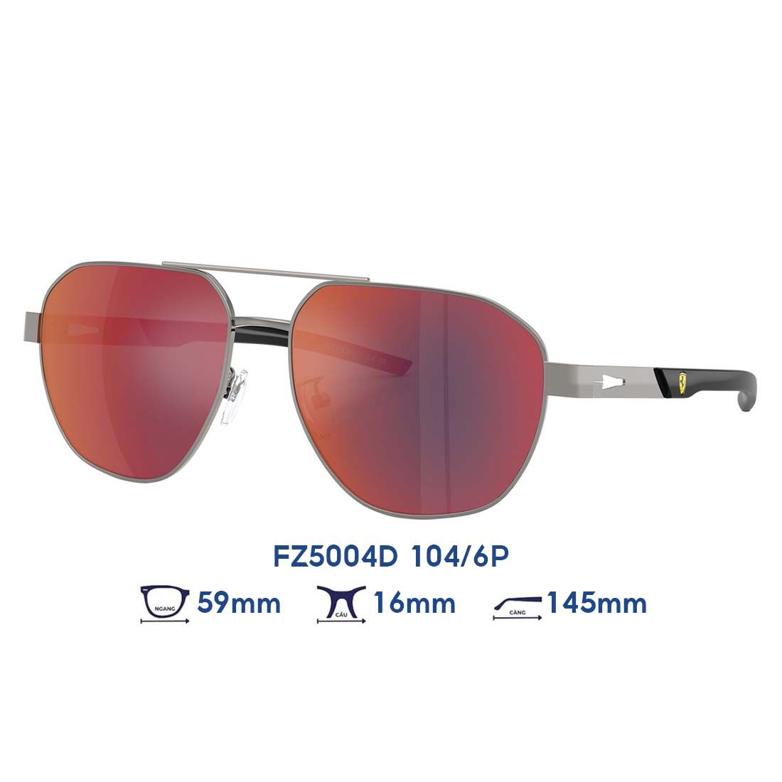  Kính mát Ferrari Scuderia FZ5004D 104/6P 